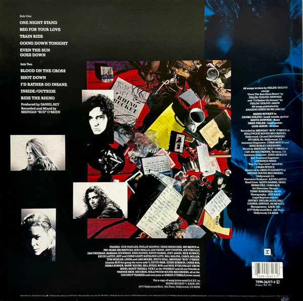 Rhino Bucket – Rhino Bucket (LP, Album, Europe - 1990)