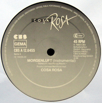 Cosa Rosa – Millionenmal (XL-Millionenmix) (12", Germany - 1985)