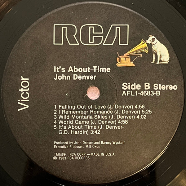 John Denver – It's About Time (LP, Album, US - 1983)