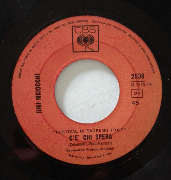 Riky Maiocchi – C'È  Chi Spera (7", Italy - 1967)