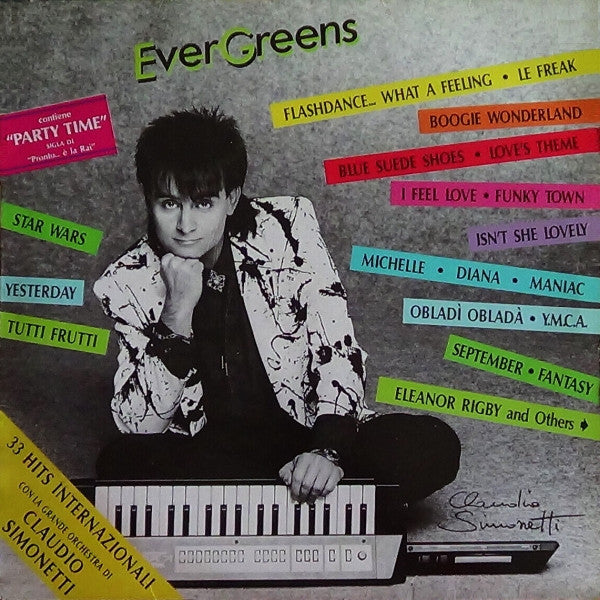 Claudio Simonetti – Evergreens (LP, Italy - 1988)