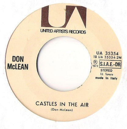 Don McLean – Vincent (7", Italy - 1973)