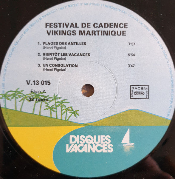 Les Vickings De La Martinique – Festival De Cadence (LP, Album, France - 1979)