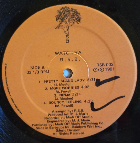 Roots Stem Branches – Watch Ya (LP, Album, Barbados - 1991)