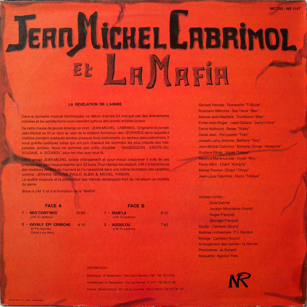 Jean-Michel Cabrimol Et La Mafia – Jean Michel Cabrimol Et La Mafia (LP, Album, France)