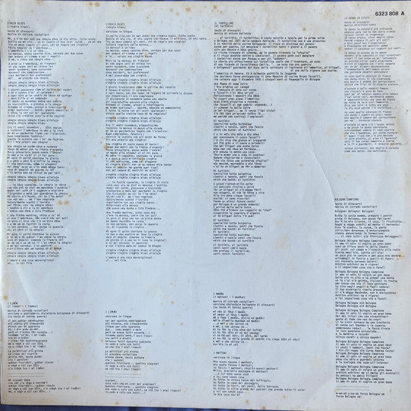 Dino Sarti – Dino Sarti (LP, Album, Italy - 1977)