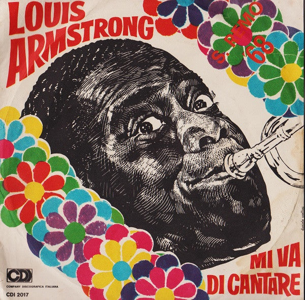 Louis Armstrong – Mi Va Di Cantare (7", Italy - 1968)