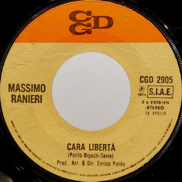 Massimo Ranieri – Per Una Donna (7", Italy - 1974)
