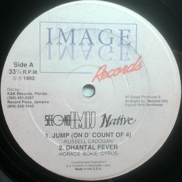 Second Imij – Native (LP, US - 1992)