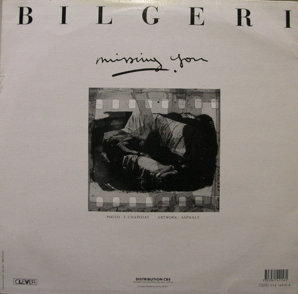 Bilgeri – Missing You (12", France - 1988)