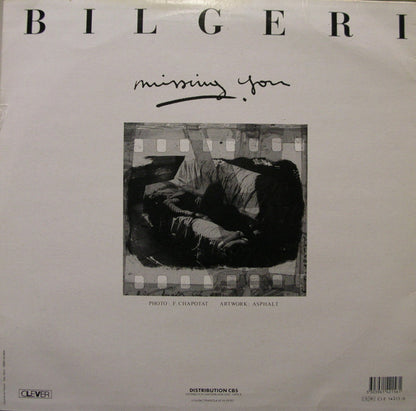 Bilgeri – Missing You (12", France - 1988)