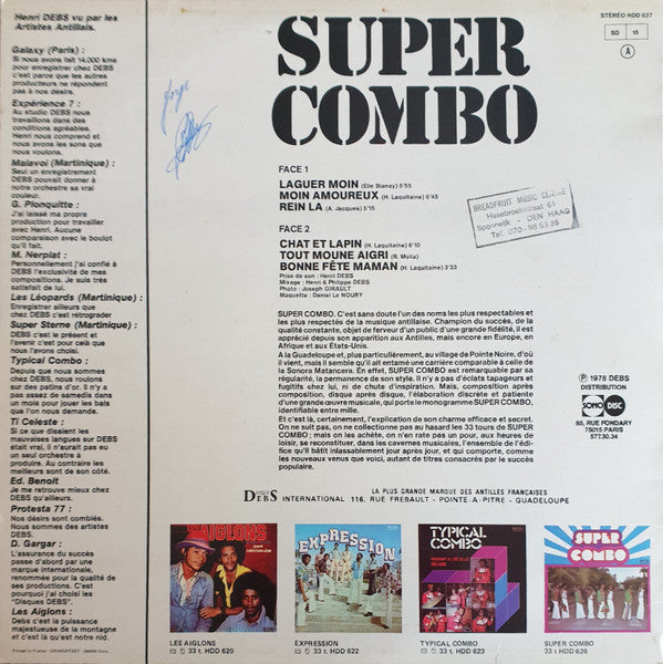 Super Combo – Super Combo (LP, France - 1978)