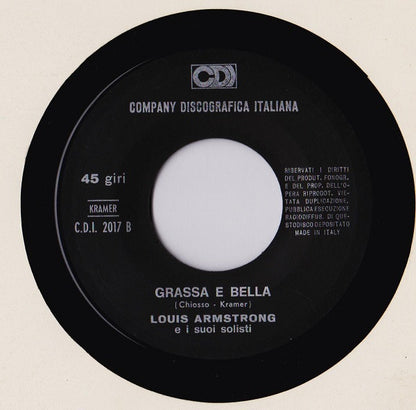Louis Armstrong – Mi Va Di Cantare (7", Italy - 1968)