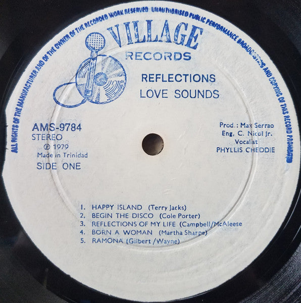 Love Sounds Inc. – Reflections (LP, Album, Trinidad & Tobago - 1979)