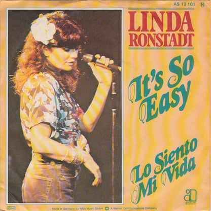 Linda Ronstadt – It's So Easy (7", Germany - 1977)
