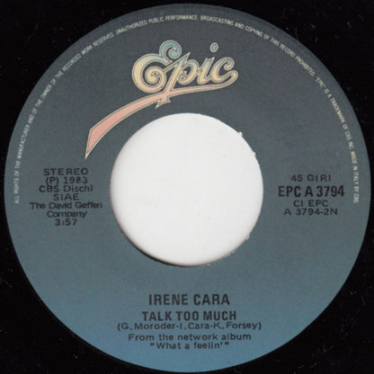 Irene Cara – Why Me? (7", Italy - 1983)