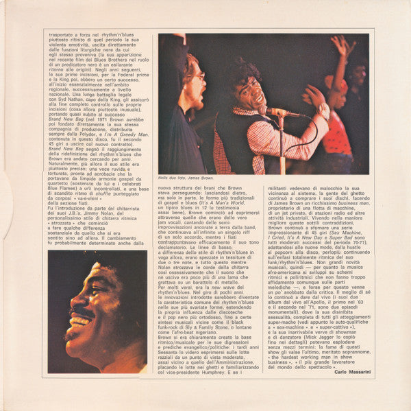 James Brown – James Brown (LP, Compilation, Italy - 1981)