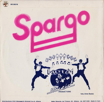 Spargo – You And Me (7", Italy - 1980)