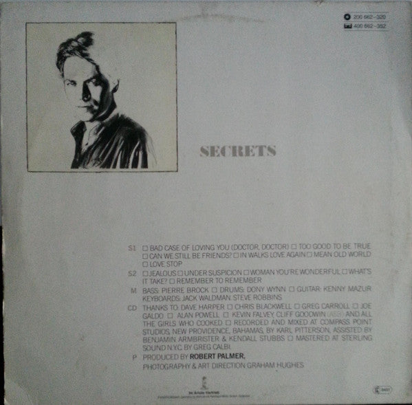 Robert Palmer – Secrets (LP, Album, Germany - 1979)