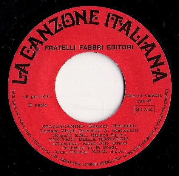 Various – La Canzone Italiana - N° 3 (7", Italy - 1970)