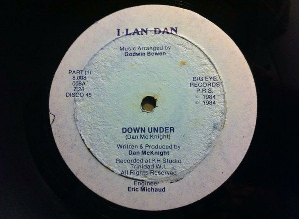 I-Lan-Dan – Down Under (12" - 1984)