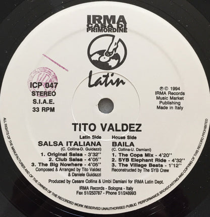 Tito Valdez – Salsa Italiana / Baila (12", Italy - 1994)
