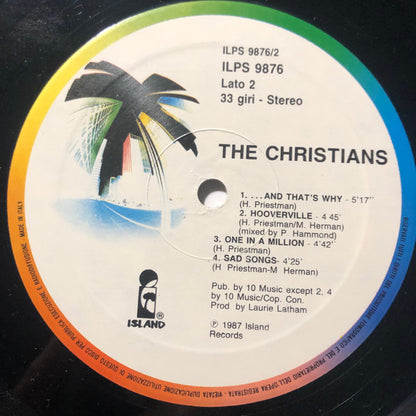 The Christians – The Christians (LP, Album, Italy - 1987)