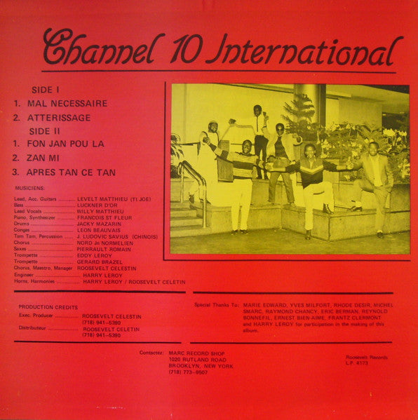 Channel 10 – Apres Tan Ce Tan (LP, Album, US - 1985)