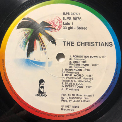 The Christians – The Christians (LP, Album, Italy - 1987)