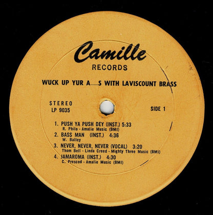 Laviscount Brass – Wuk Up Yur Ass With Laviscount Brass (LP, Album, Trinidad & Tobago - 1975)
