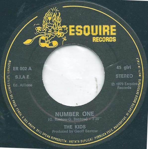 K.I.D. – Number One (7", Italy - 1979)