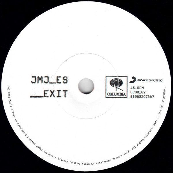 Jean-Michel Jarre, Edward Snowden – Exit (7", UK & Europe - 2016)