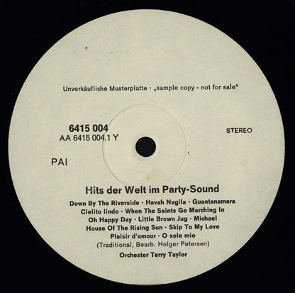 Orchester Terry Taylor – Hits Der Welt Im Party-Sound (LP, Germany)