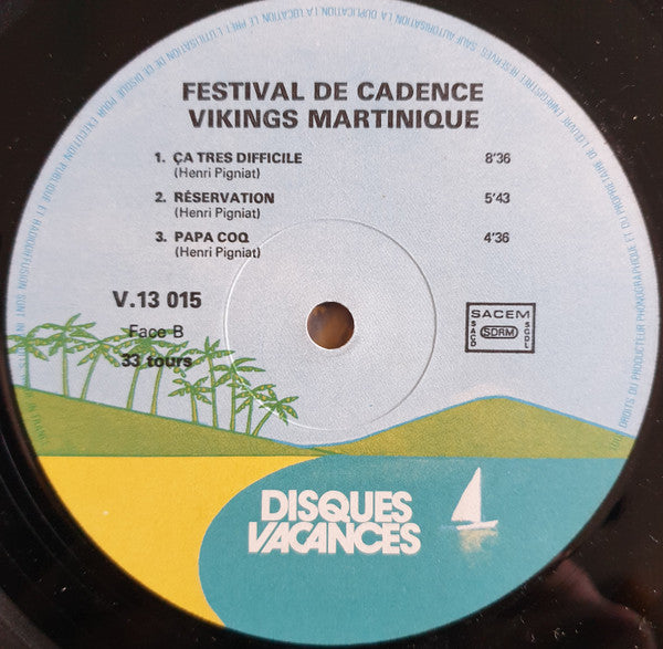 Les Vickings De La Martinique – Festival De Cadence (LP, Album, France - 1979)
