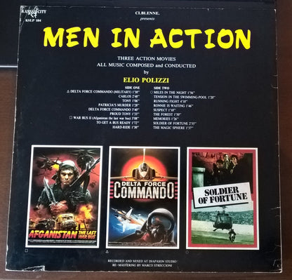 Elio Polizzi – Men In Action (LP, Album, Italy - 1989)