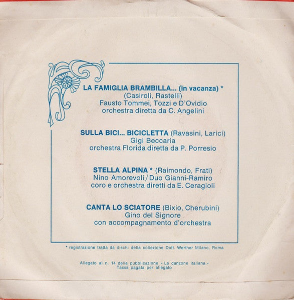 Various – La Canzone Italiana - N° 14 (7", Italy - 1970)