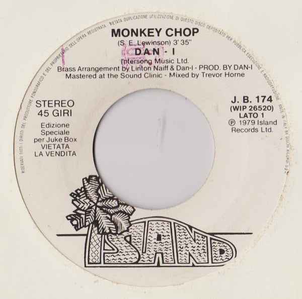 Dan-I, Tom Petty – Monkey Chop / Refugee (7", Italy - 1980)