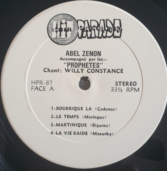 Abel Zénon, Les Prophetes – Bourrique La (LP, Album, Martinique)