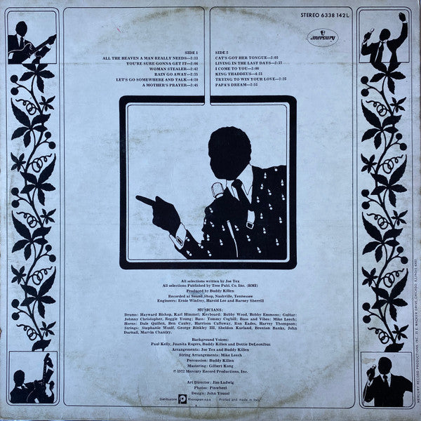 Joe Tex – Joe Tex Spills The Beans (LP, Album, Italy - 1972)