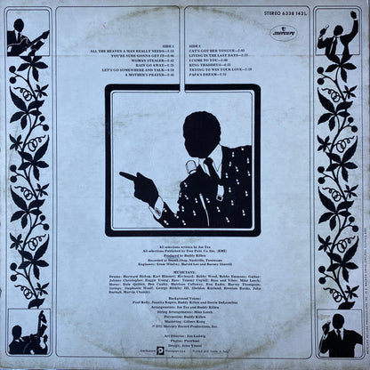 Joe Tex – Joe Tex Spills The Beans (LP, Album, Italy - 1972)