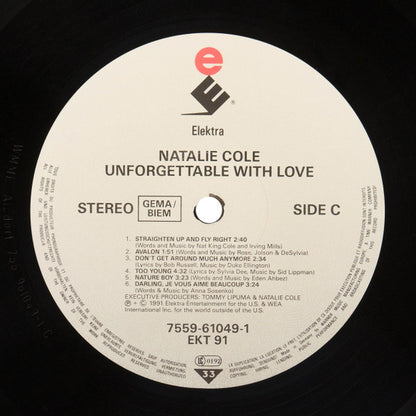 Natalie Cole – Unforgettable With Love (LP, Album, Europe - 1991)