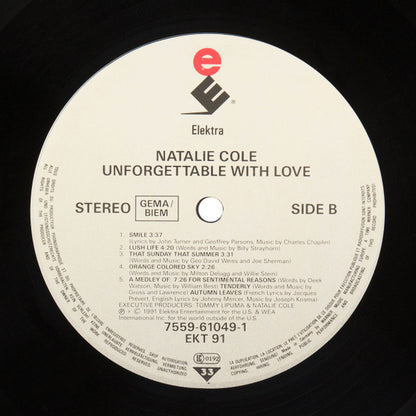 Natalie Cole – Unforgettable With Love (LP, Album, Europe - 1991)