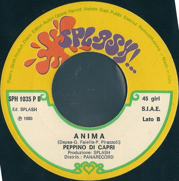 Peppino Di Capri – Tu, Cioè (7", Italy - 1980)