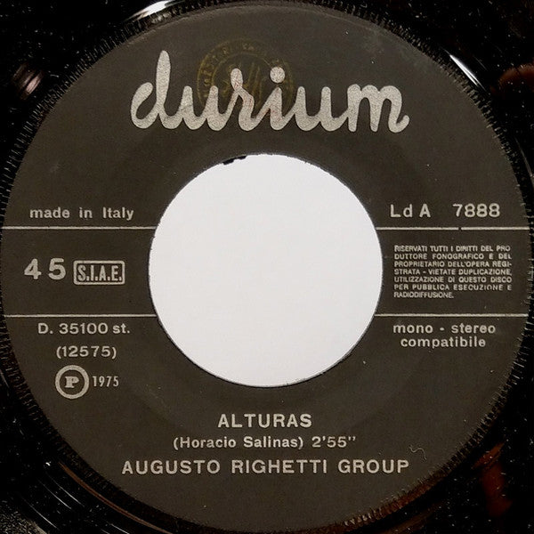 Augusto Righetti Group – Alturas (7", Italy - 1975)