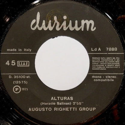 Augusto Righetti Group – Alturas (7", Italy - 1975)