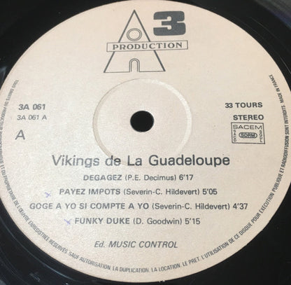 Les Vikings De La Guadeloupe – Dégagez Payez Impots (LP, Album, France - 1977)