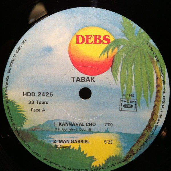 Tabak – Kannawal Chó (LP, Album, France - 1985)