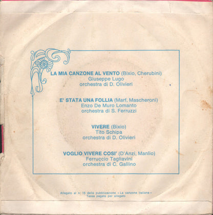 Various – La Canzone Italiana - N° 15 (7", Italy - 1970)