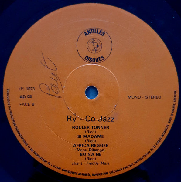 Les Leopards, Le Ry-Co Jazz – Festival Musical A Paris (LP, Album, Martinique - 1973)