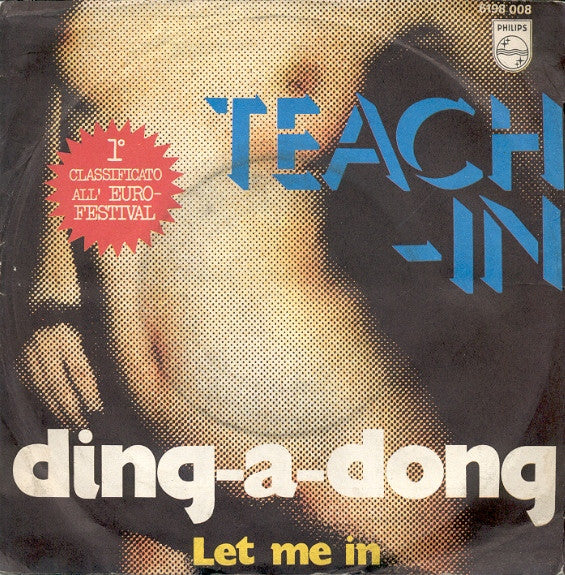 Teach-In – Ding-A-Dong  (7", Italy - 1975)